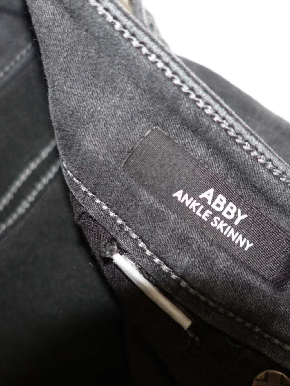 Liverpool Women's Abby Ankle Skinny Jeans Size 18W Gray Mid Rise Stretch Denim
